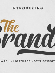 The Brands Font