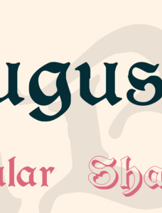 Augusta Shadow Font Family