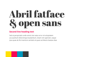 Abril Fatface,Open Sans