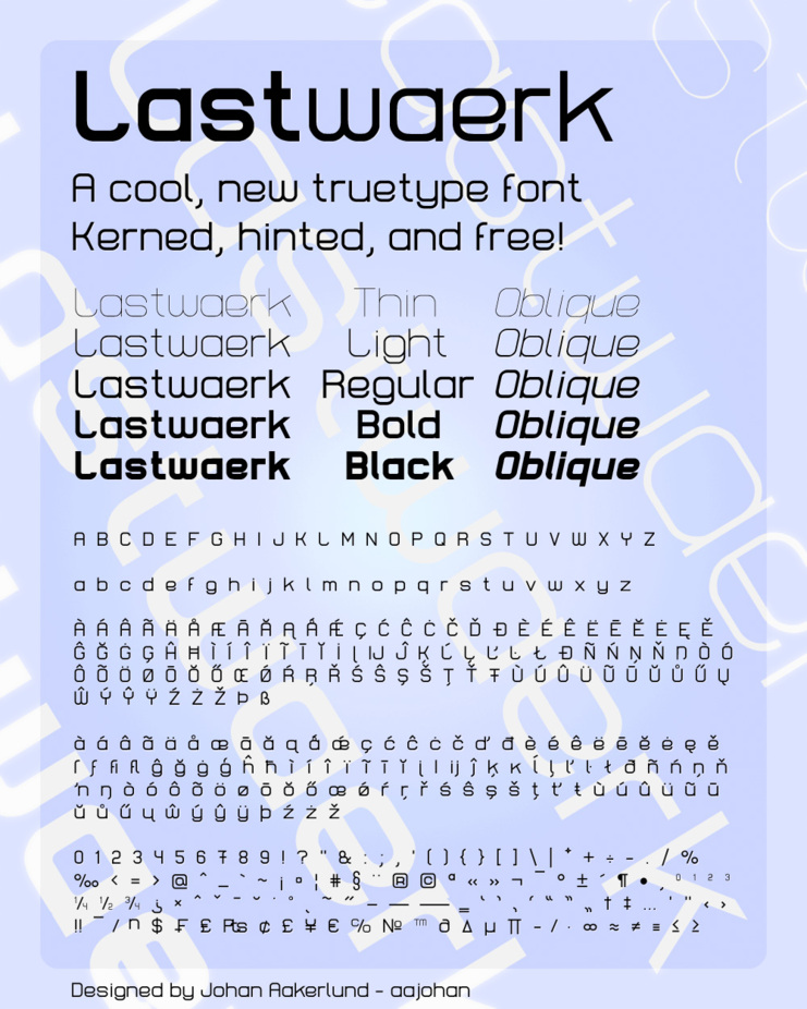 Lastwaerk Black Font Family Download Free For Desktop Webfont