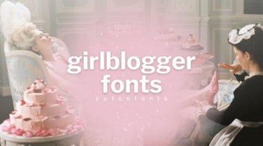 Girlblogger Fonts
