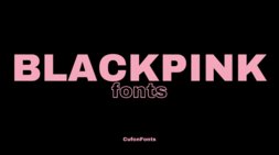 Blackpink Fonts