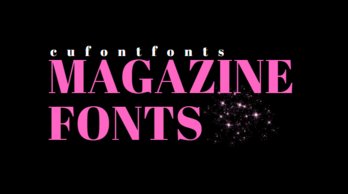 Magazine Fonts