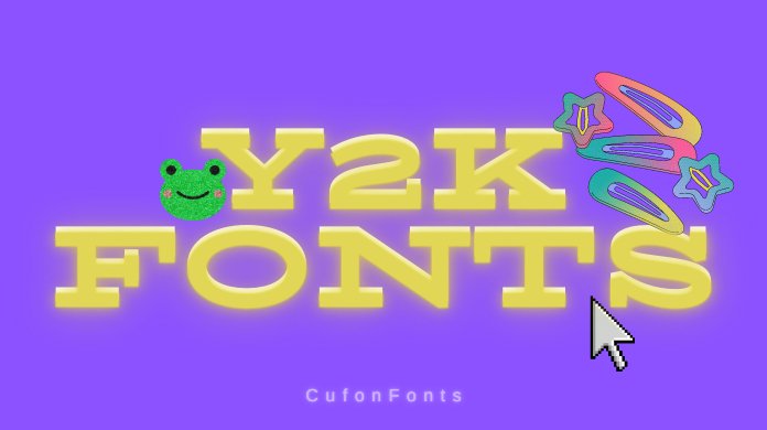 CYBER Y2K Font-Aesthetic Colour Font