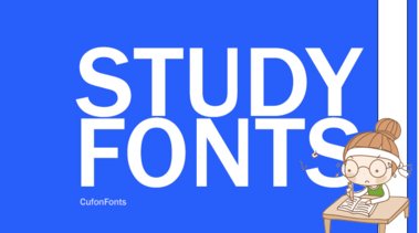 Study Fonts