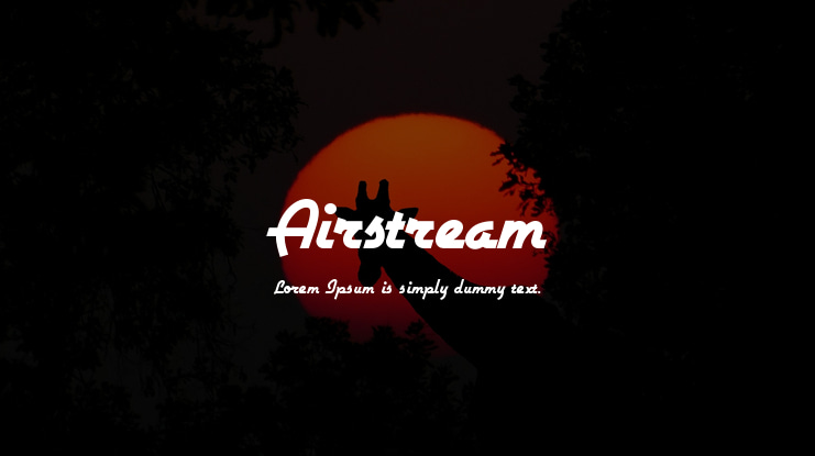 Airstream Font