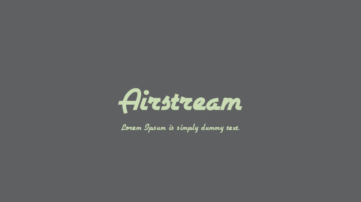 Airstream Font