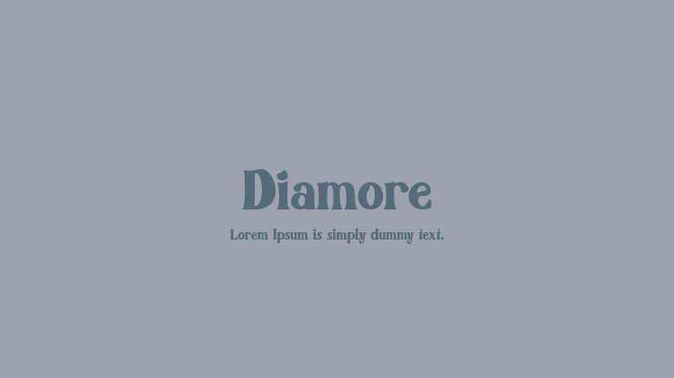 Diamore Font