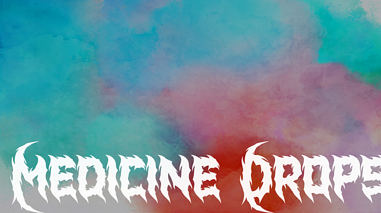 Medicine Drops Font