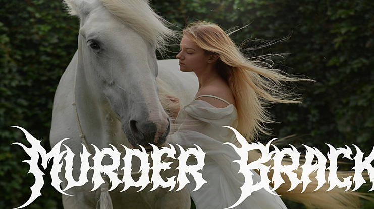 Murder Brack Font
