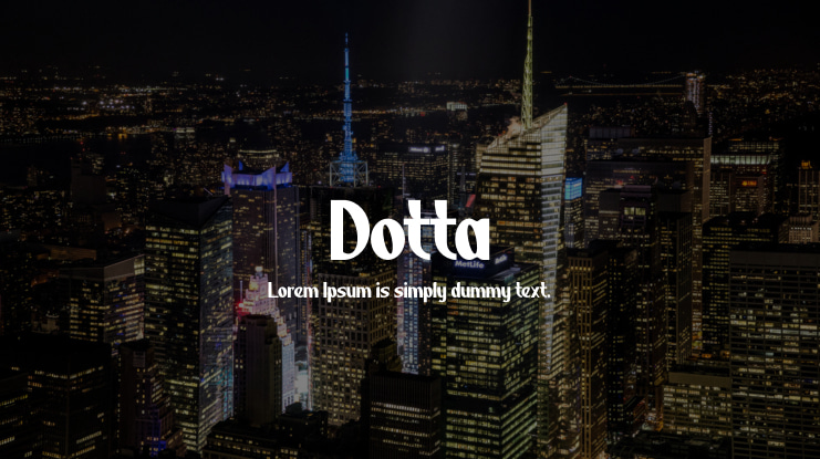 Dotta Font