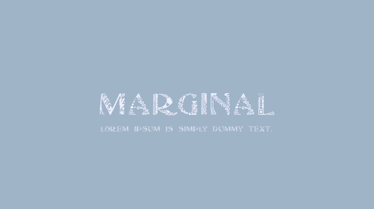 Marginal Font