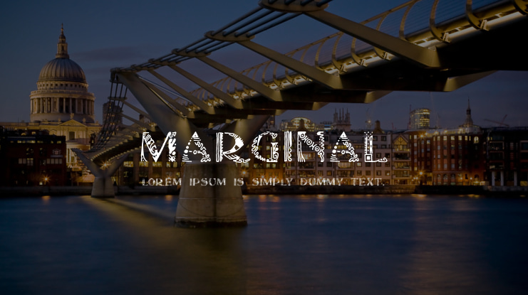 Marginal Font