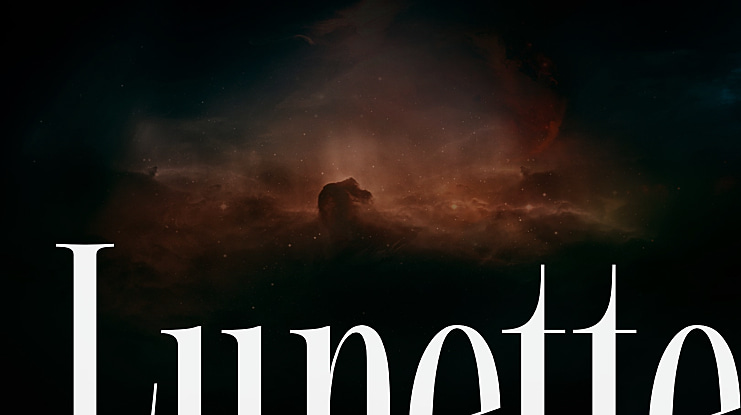 Lunette Font Family