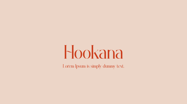 Hookana Font