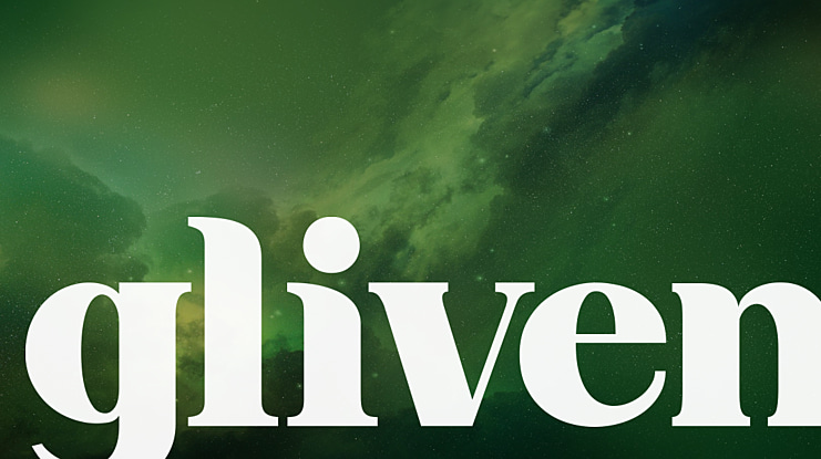 gliven Font