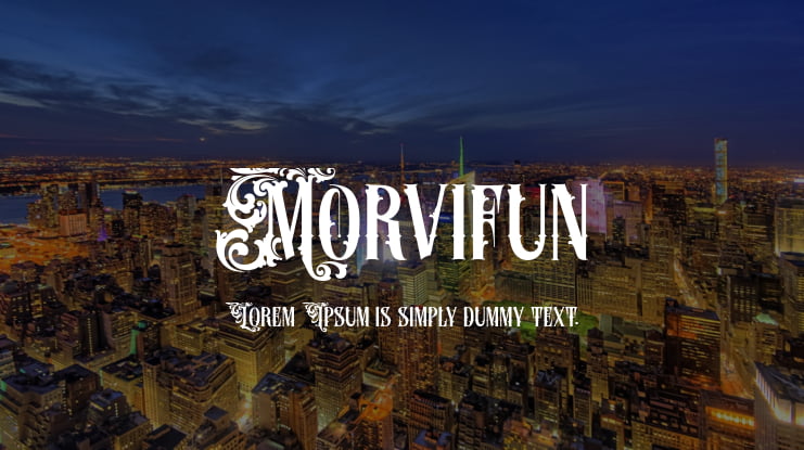 Morvifun Font