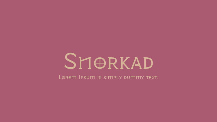 Snorkad Font