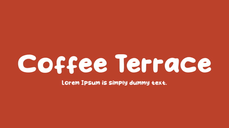 Coffee Terrace Font