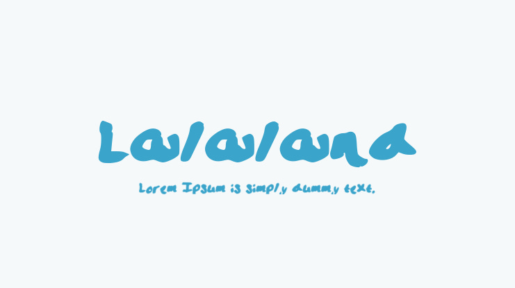 Lalaland Font