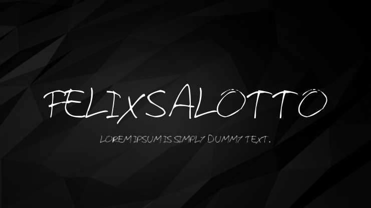 felixsalotto Font