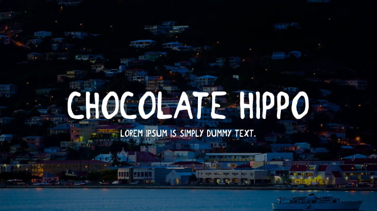 Chocolate Hippo Font