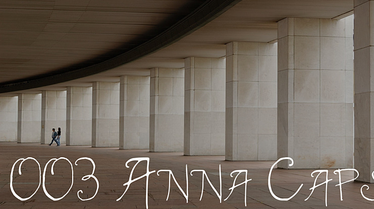 003 Anna Caps Font