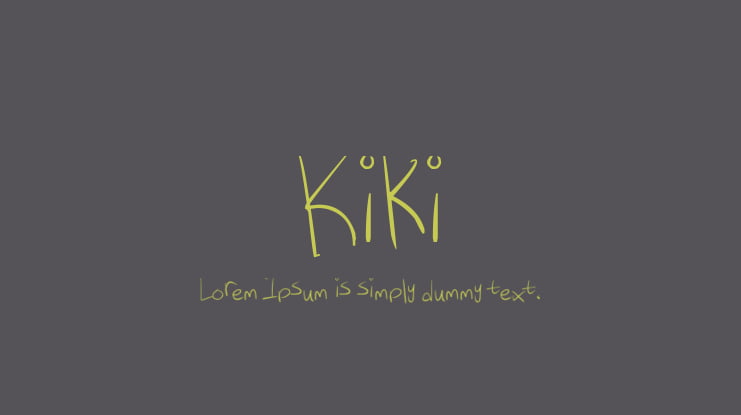 Kiki Font