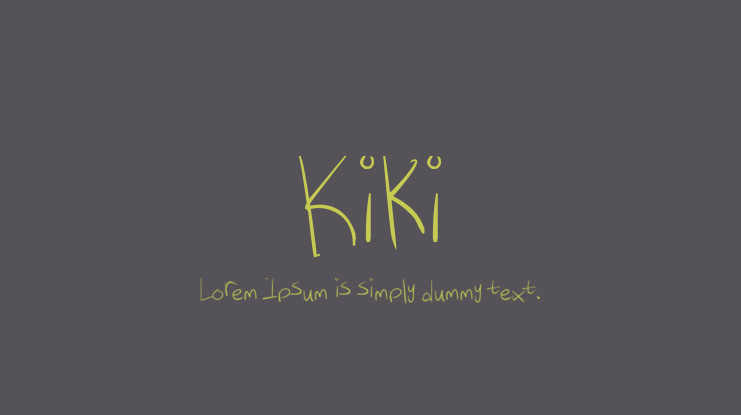 Kiki Font
