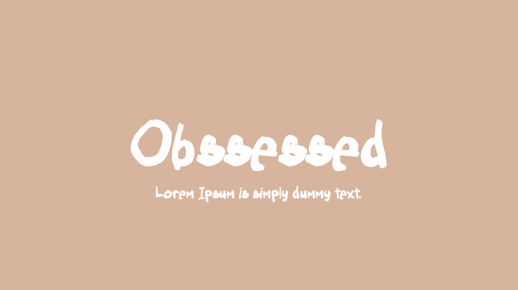 Obssessed Font