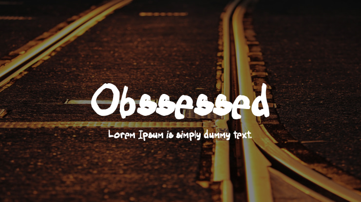 Obssessed Font