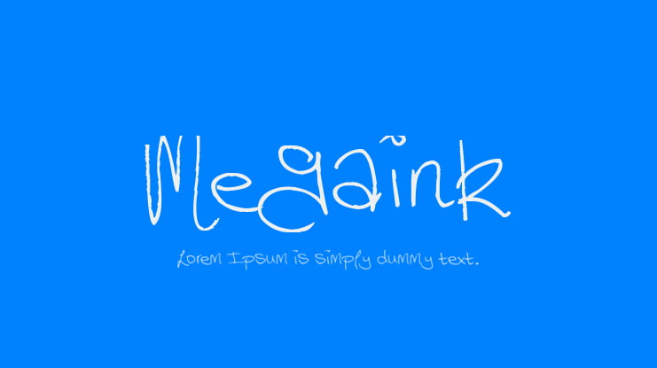 Megaink Font