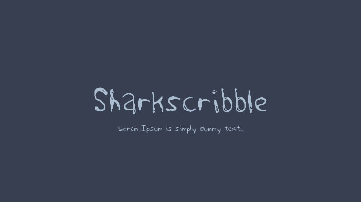 Sharkscribble Font
