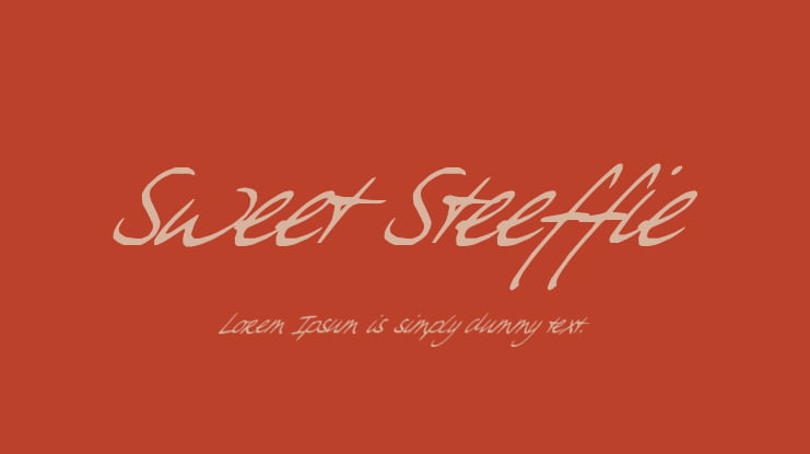 Sweet Steeffie Font
