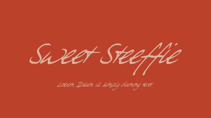 Sweet Steeffie Font