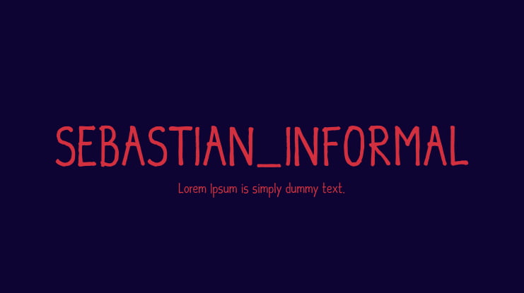 SEBASTIAN_INFORMAL Font