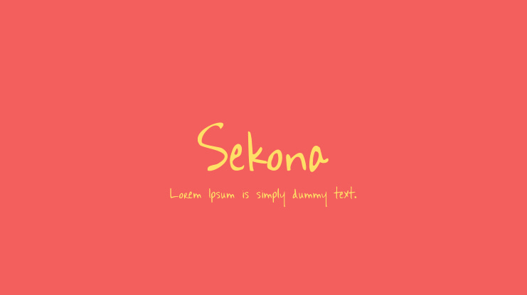 Sekona Font
