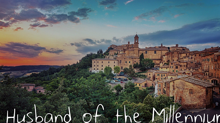 Husband of the Millennium Font