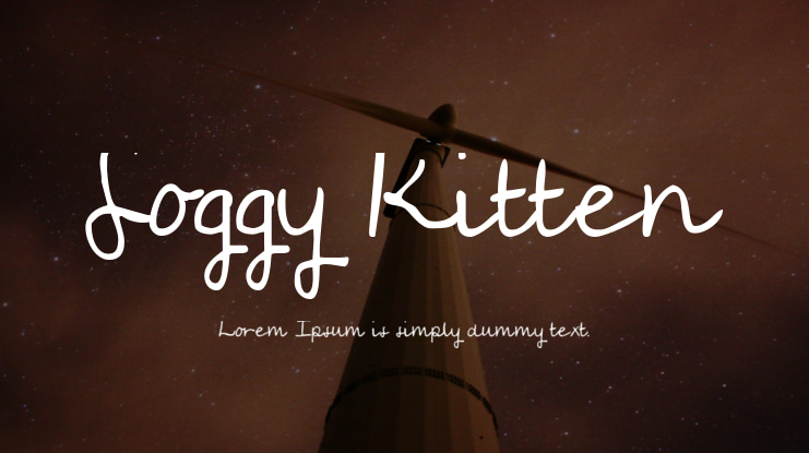 Soggy Kitten Font