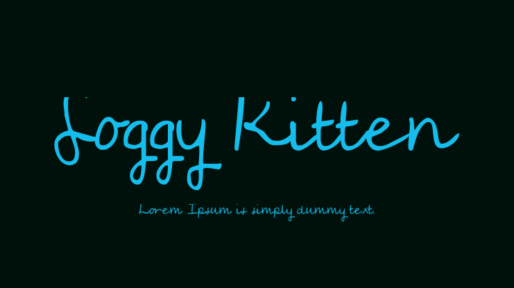Soggy Kitten Font