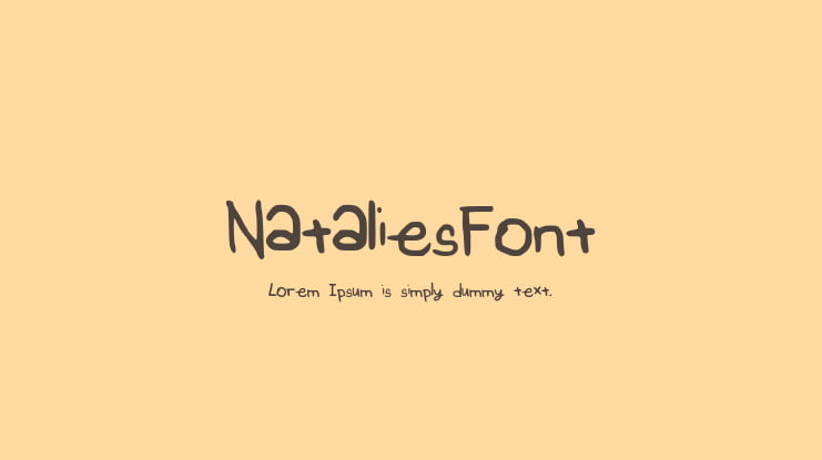 NataliesFont Font