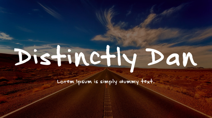 Distinctly Dan Font
