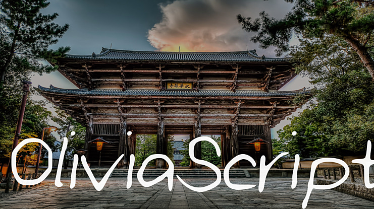OliviaScript Font