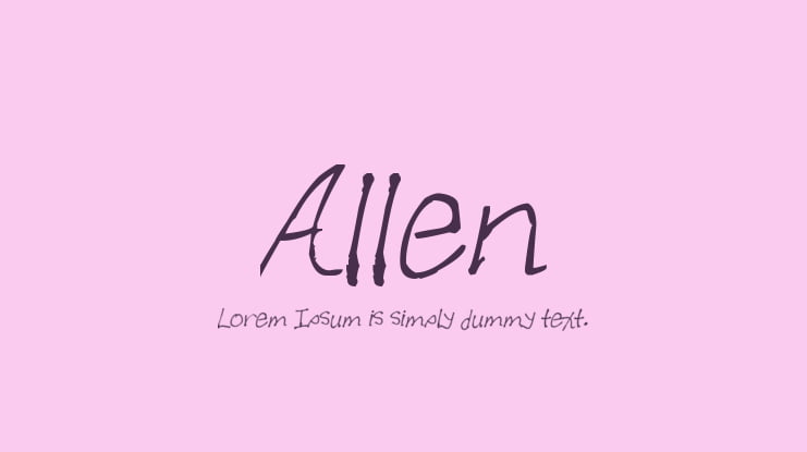 Allen Font