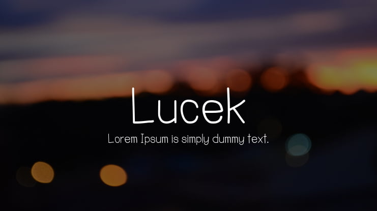 Lucek Font