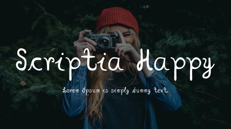 Scriptia Happy Font