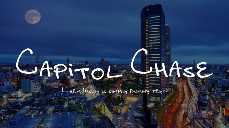 Capitol Chase Font