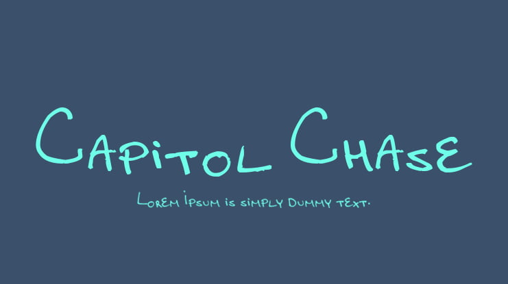 Capitol Chase Font
