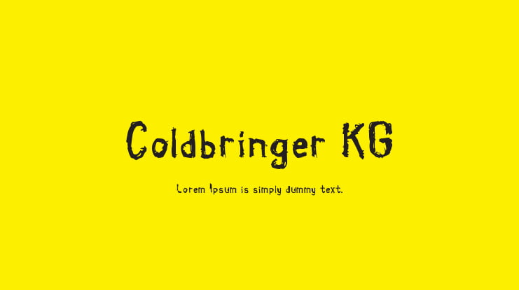 Coldbringer KG Font
