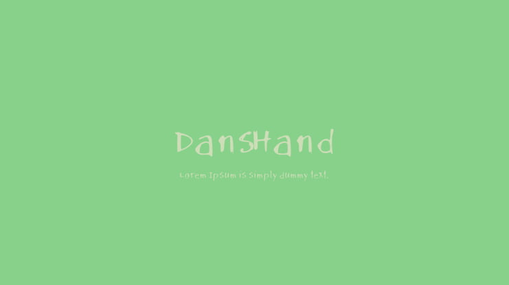DansHand Font